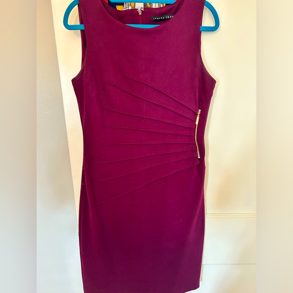 Plum Ivanka Trump Dress